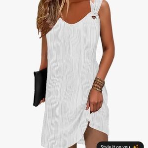 white swimsuit coverup